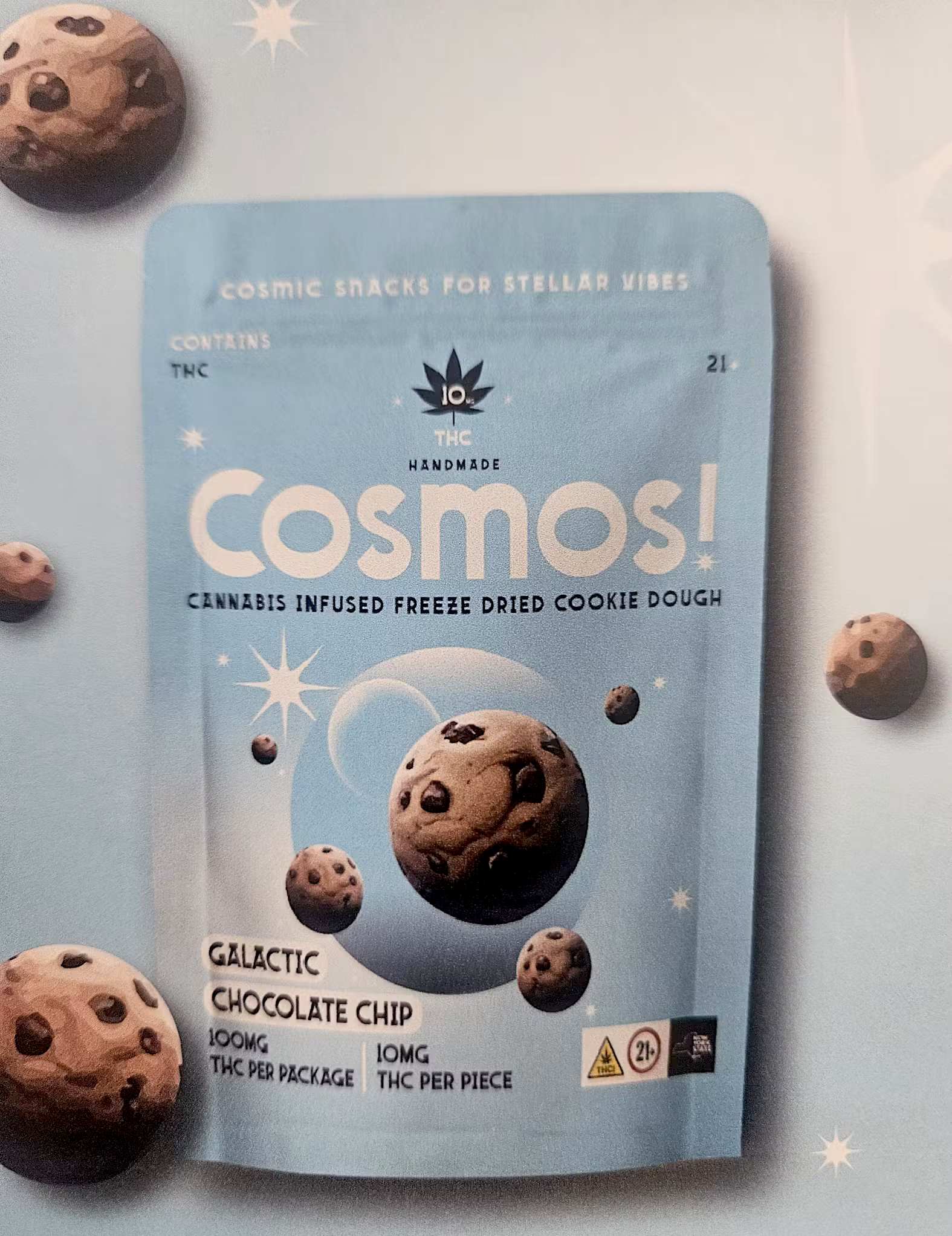 Photograph of product: Freeze Dried Cookie Dough - 10pk - 10mg