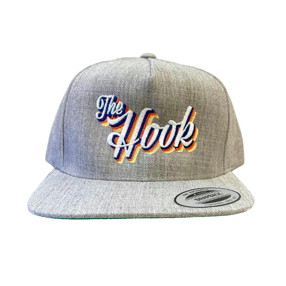 Photograph of product: Rainbow Road Snapback - Heather Grey