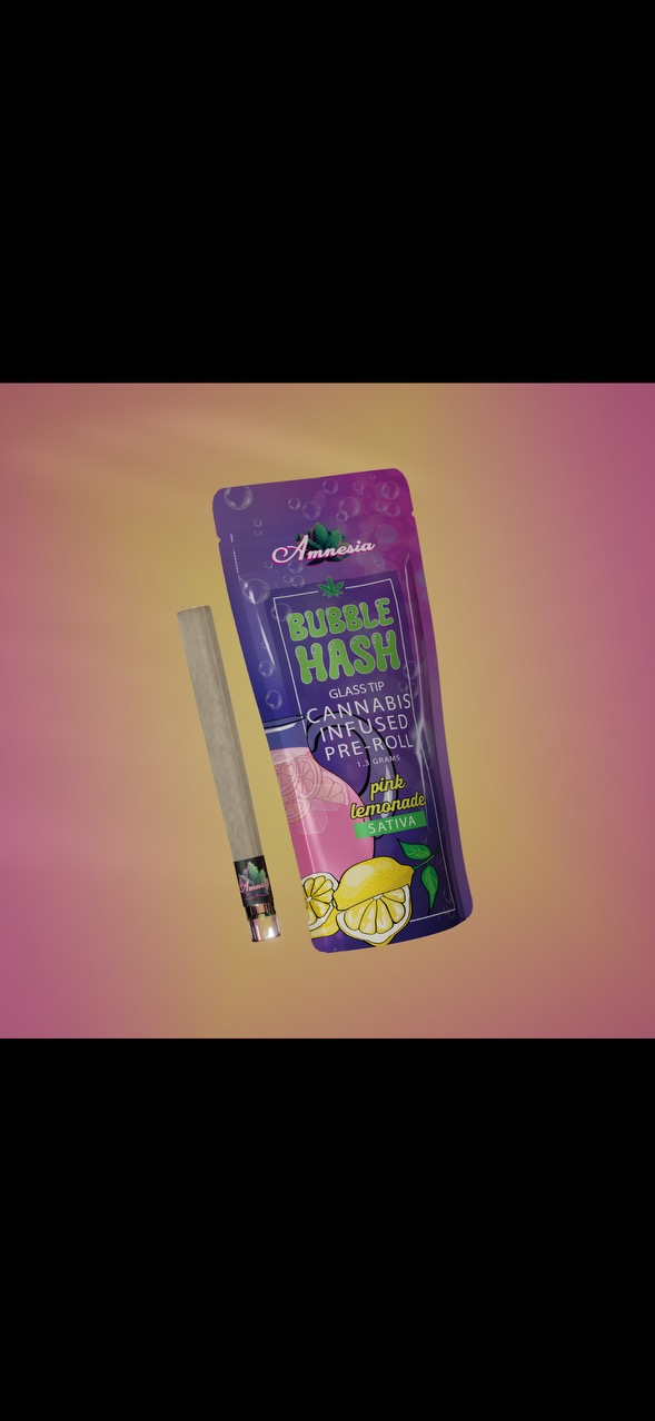 Photograph of product: Amnesia - Pink Lemonade Bubble au chocolat Infused 1.3g PR