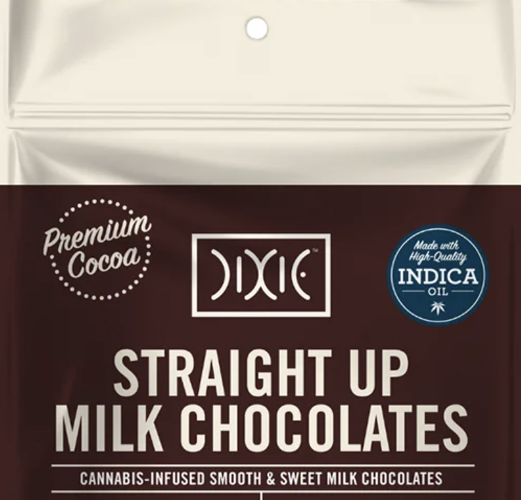 Photograph of product: Dixie TH-oui Straight Up Milk Chocolate Oui'd | 10mg (10ct)