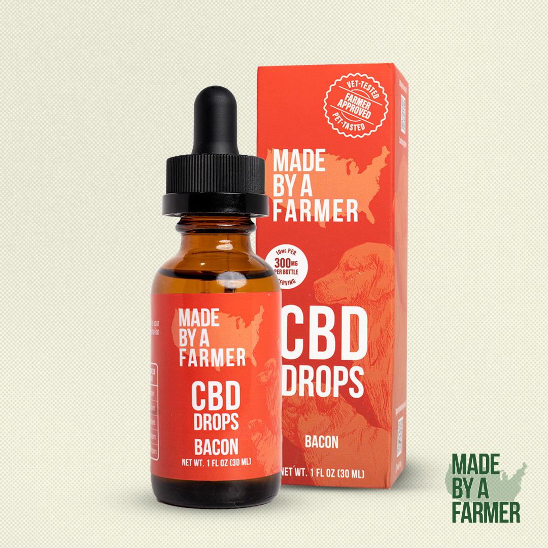 Photograph of product: Made By a Farmer | Bacon | 300MG Pet CBD Drops