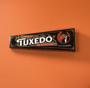 Photograph of product: Tuxedo | 1 1/4 Classic | Pre-Rolled Cones | 6pk