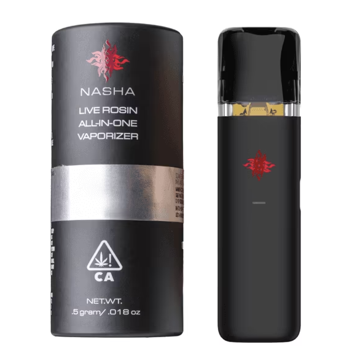 Photograph of product: Dark Rainbow (I) .5g ALL-IN-ONE Live Rosin Vape V2 - Nasha