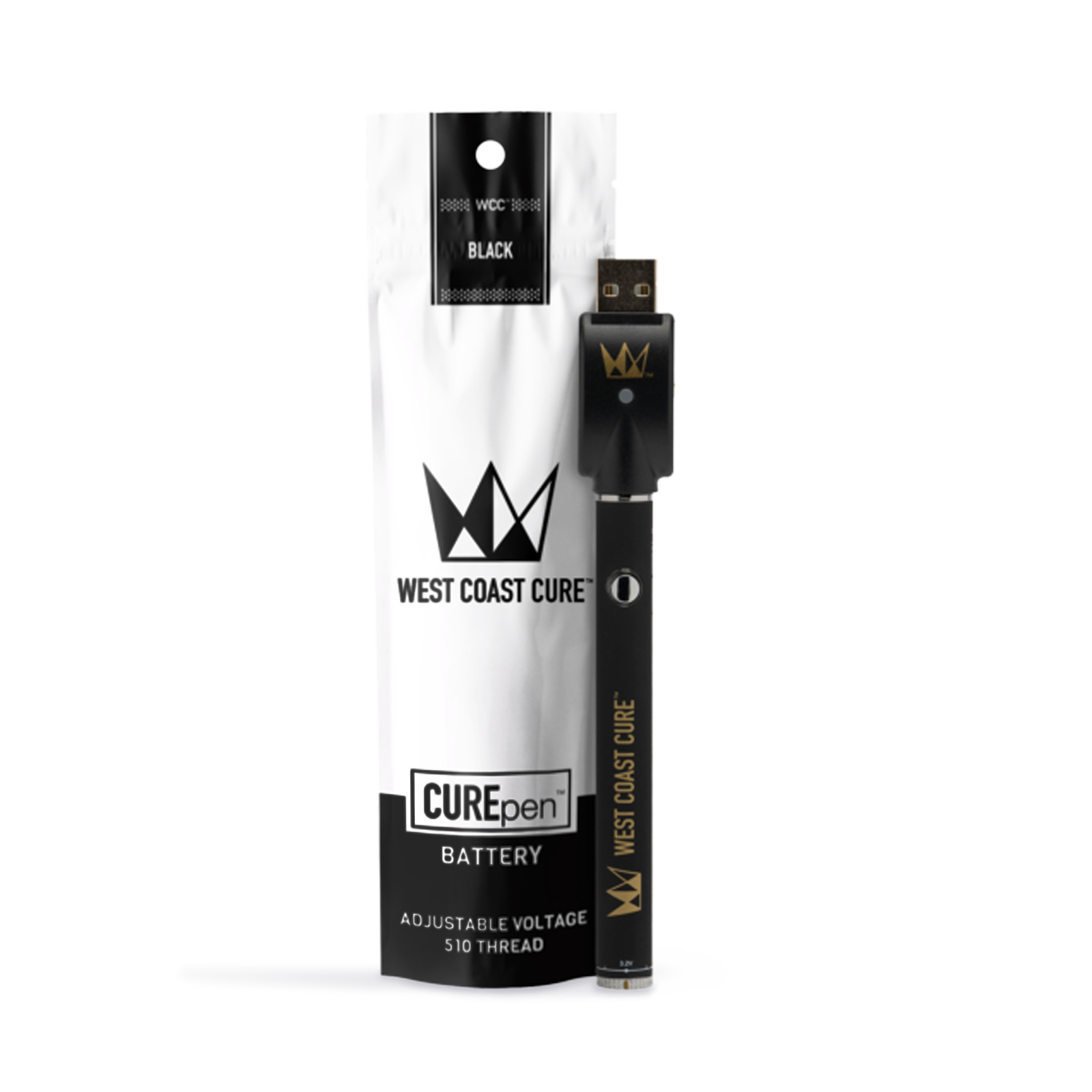 Photograph of product: Black CUREpen Battery