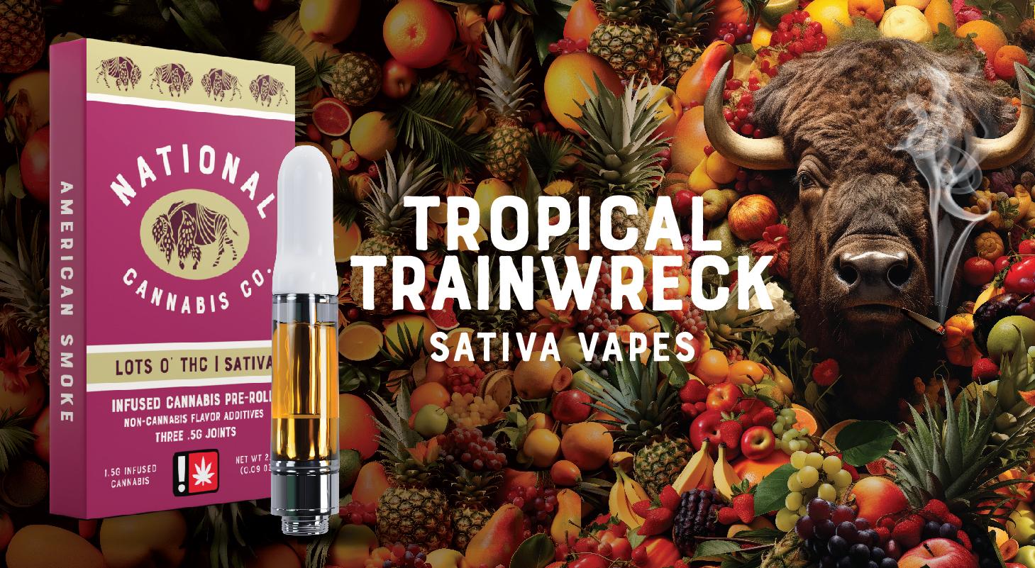 Photograph of product: National Oui'd Co. - Tropical Trainwreck - 1g Cart