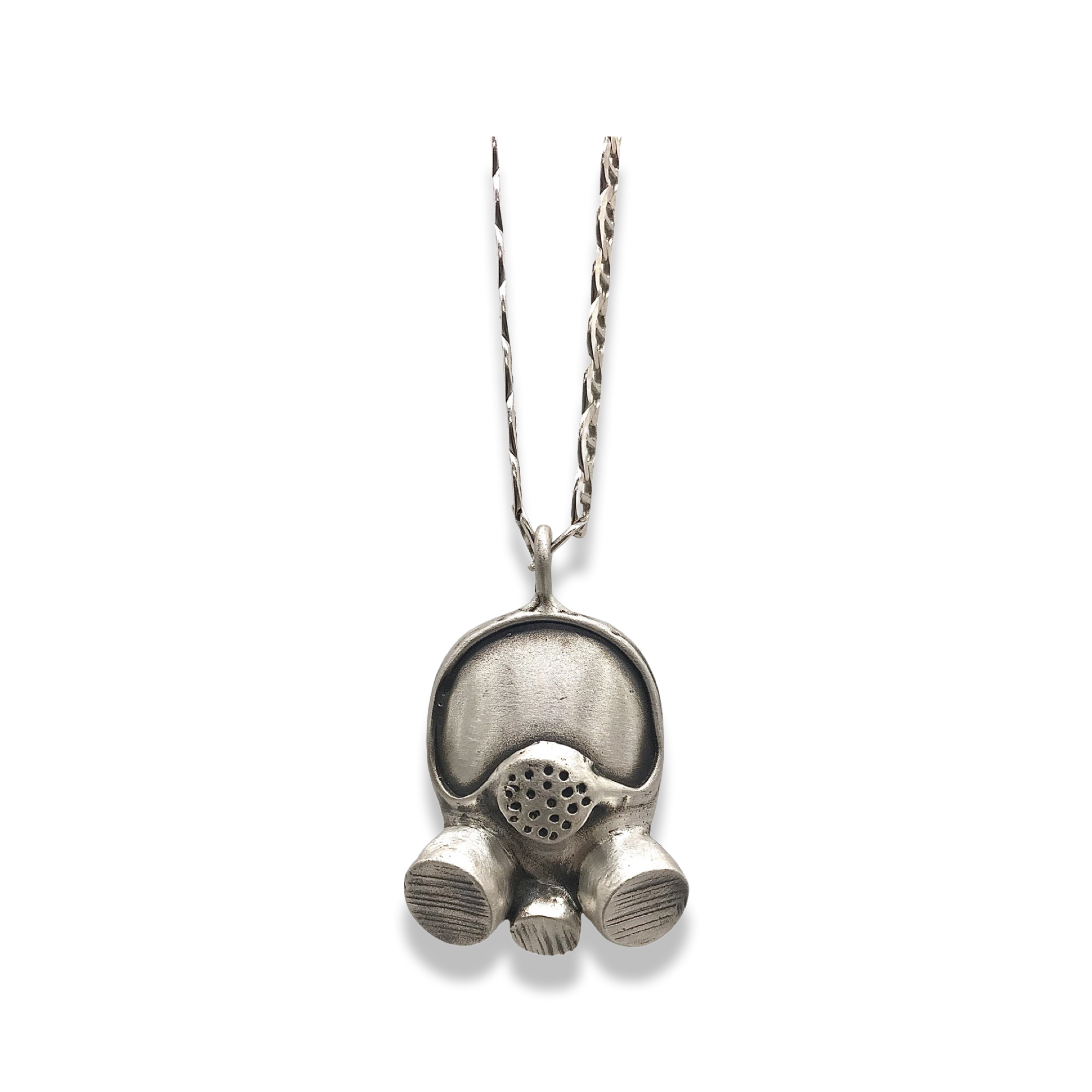 Photograph of product: Heavy Metals | Mask Up | Necklace | Silver