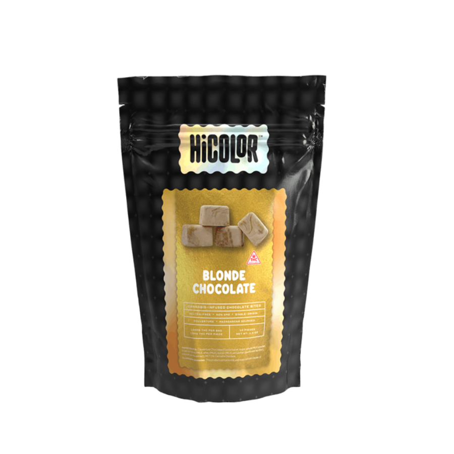 Photograph of product: HiColor 10mg Blonde Chocolate - 100mg