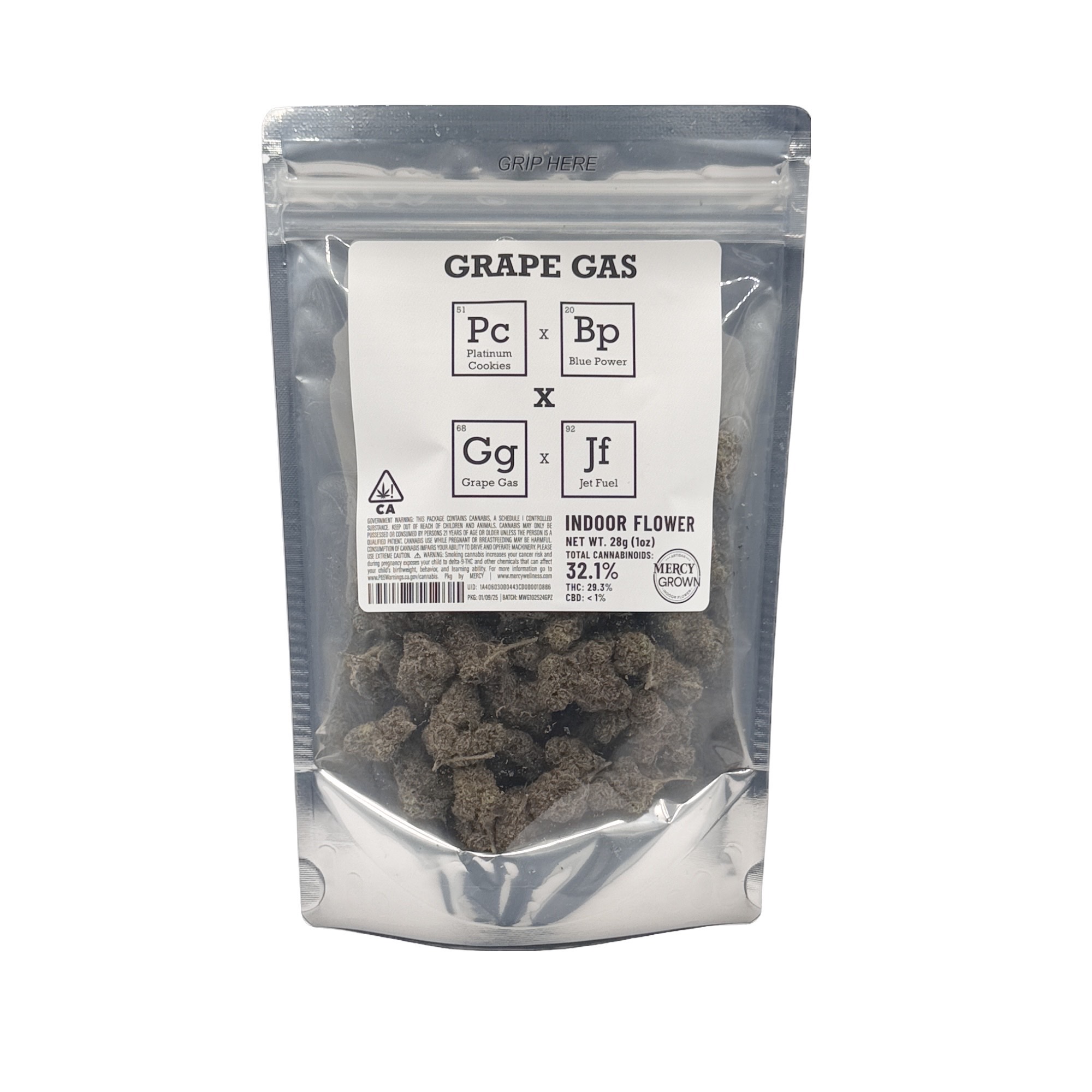 Photograph of product: GRAPE GAS - OUNCE