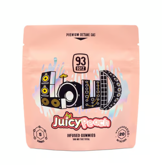 Photograph of product: Juicy Peach - 100mg - 5ct