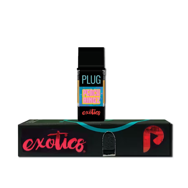 Photograph of product: PEACH RINGZ 1G POD
