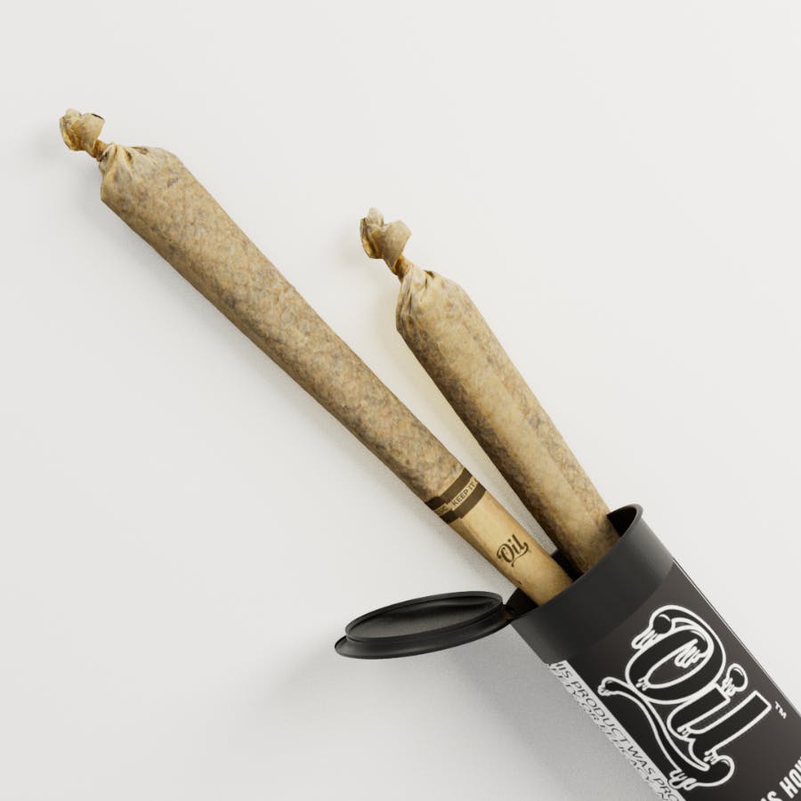 Photograph of product: Craft Oil Cheese X Blueberry Headband Infused Nug Cone .75g