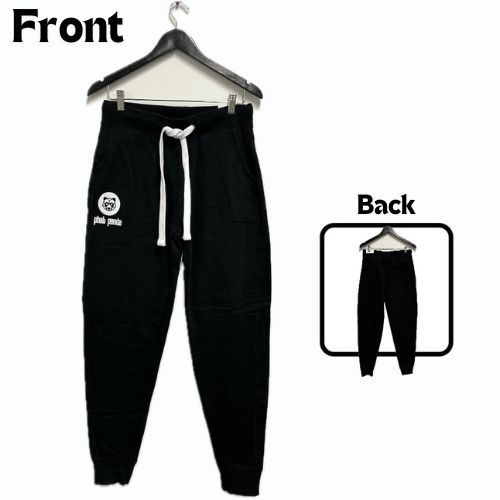 Photograph of product: Phat Panda Clothing - Joggers Women's Phat Panda Logo Black - Small