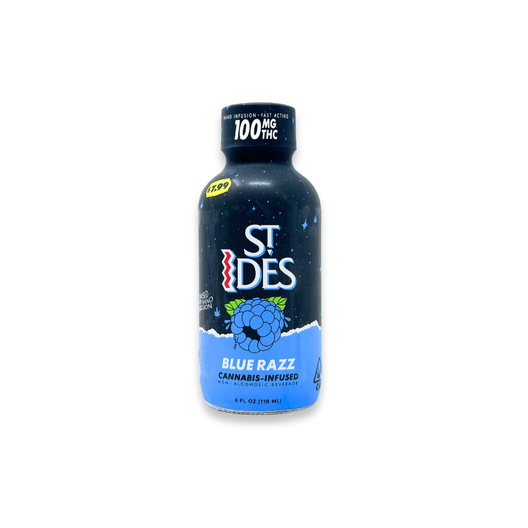 Photograph of product: St Ides - Shot - Blue Raz - 4oz - 100mg