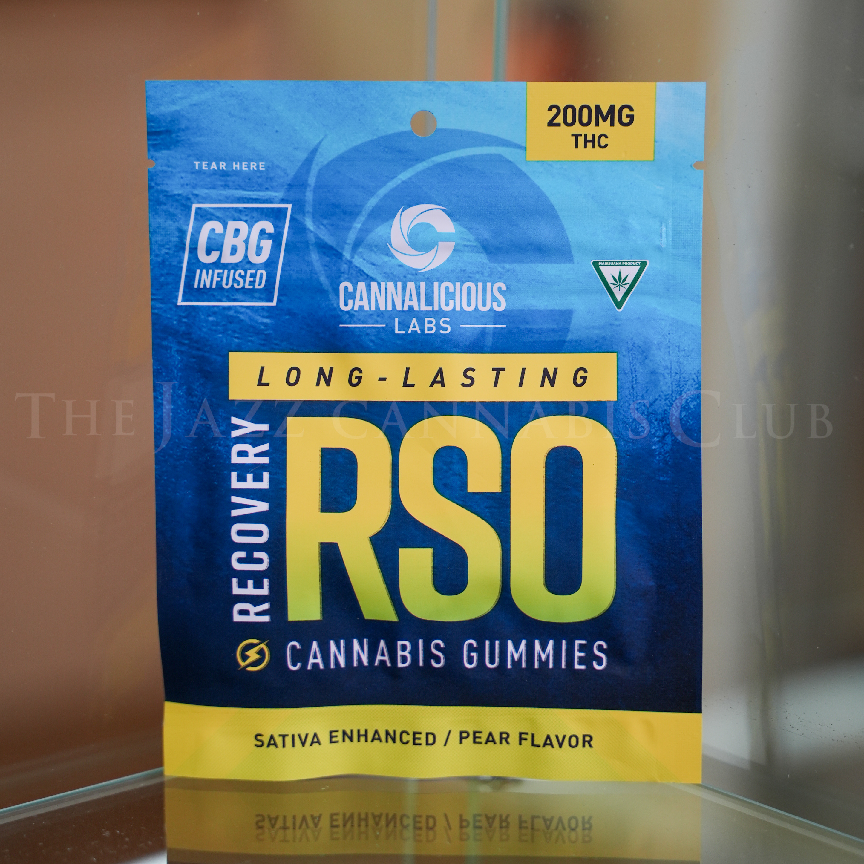 Photograph of product: Cannalicious - RSO Recovery - Gummies Pear - 200mg (Oui'd)