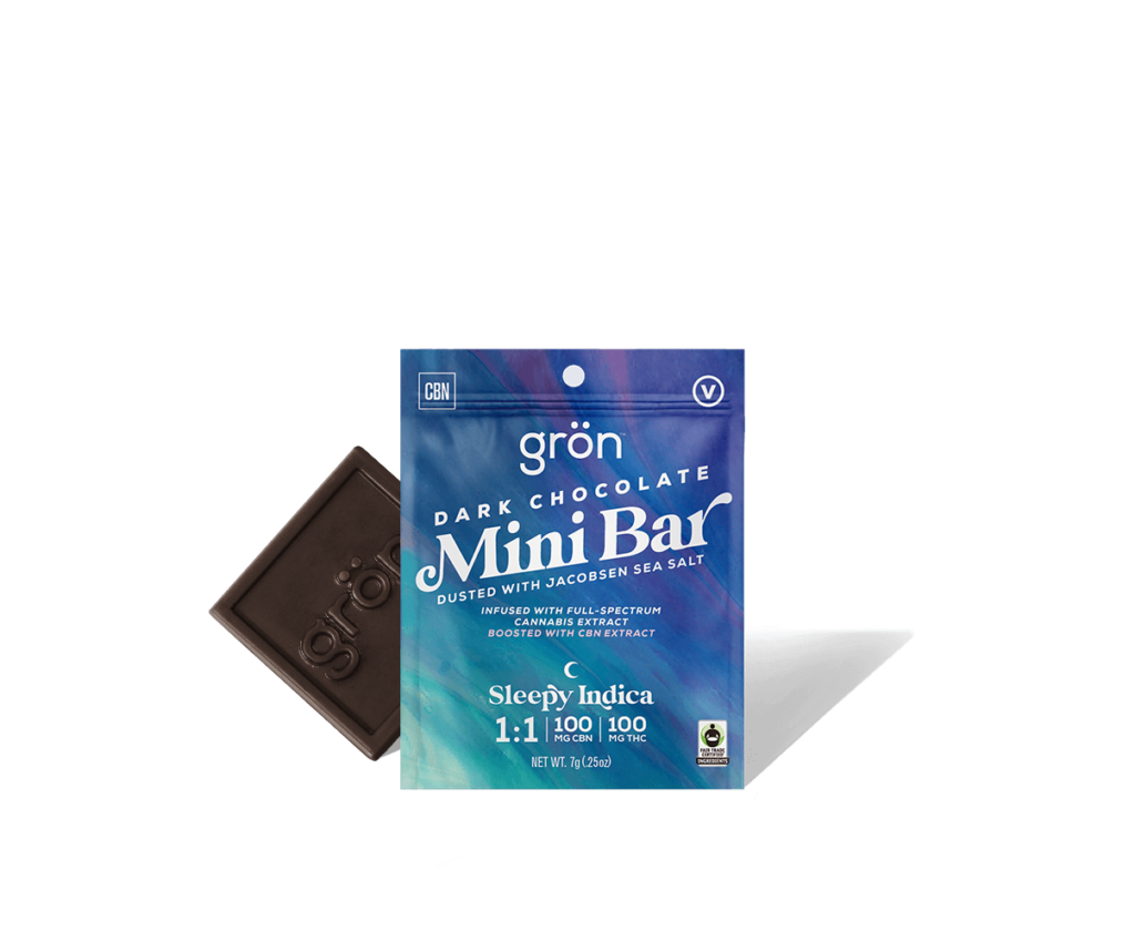 Photograph of product: Dark Chocolate Mini Bar 1:1 CBN:TH-oui (Oui'd)
