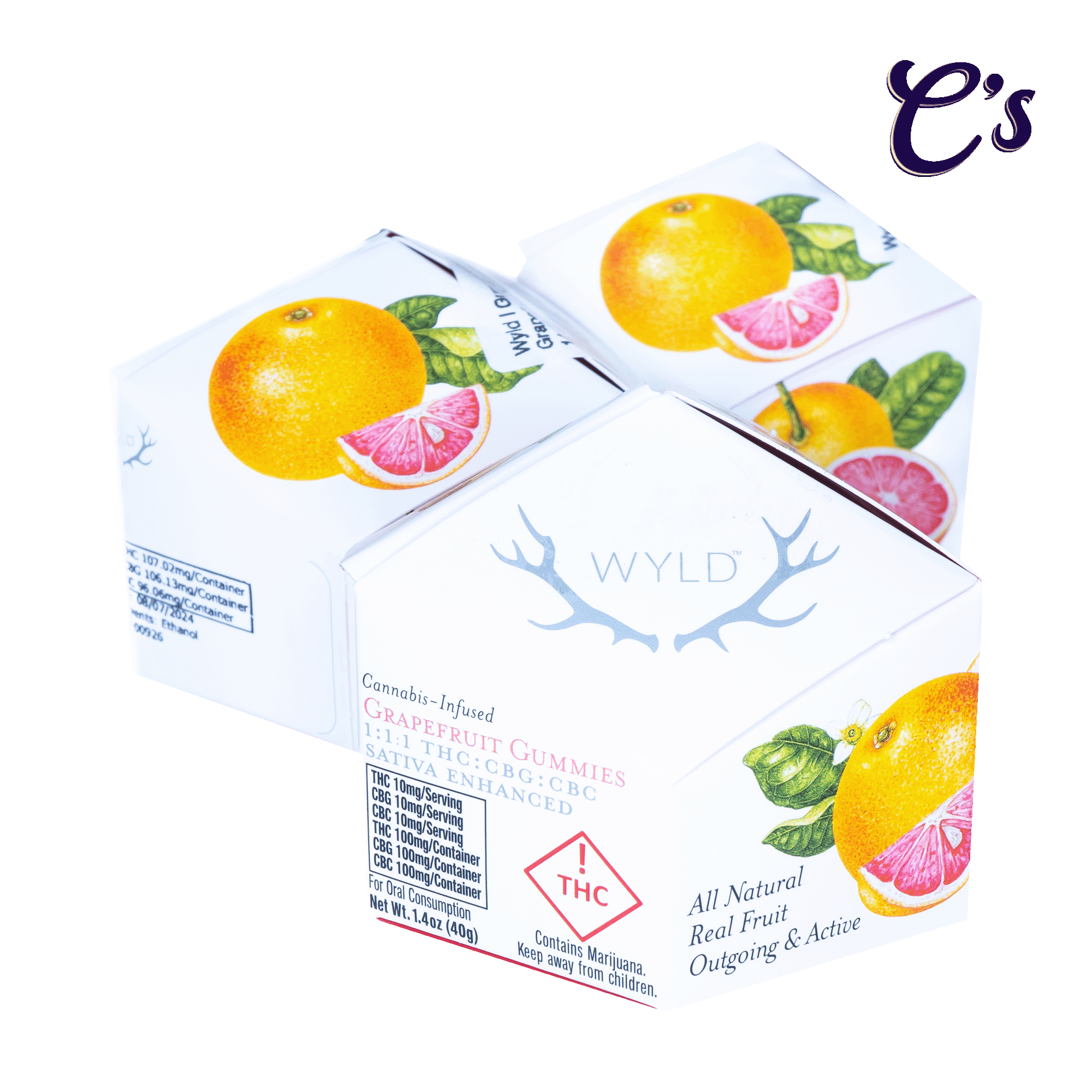 Photograph of product: Gummie (CBC/CBG TH-oui 1:1:1) Grapefruit 100mg
