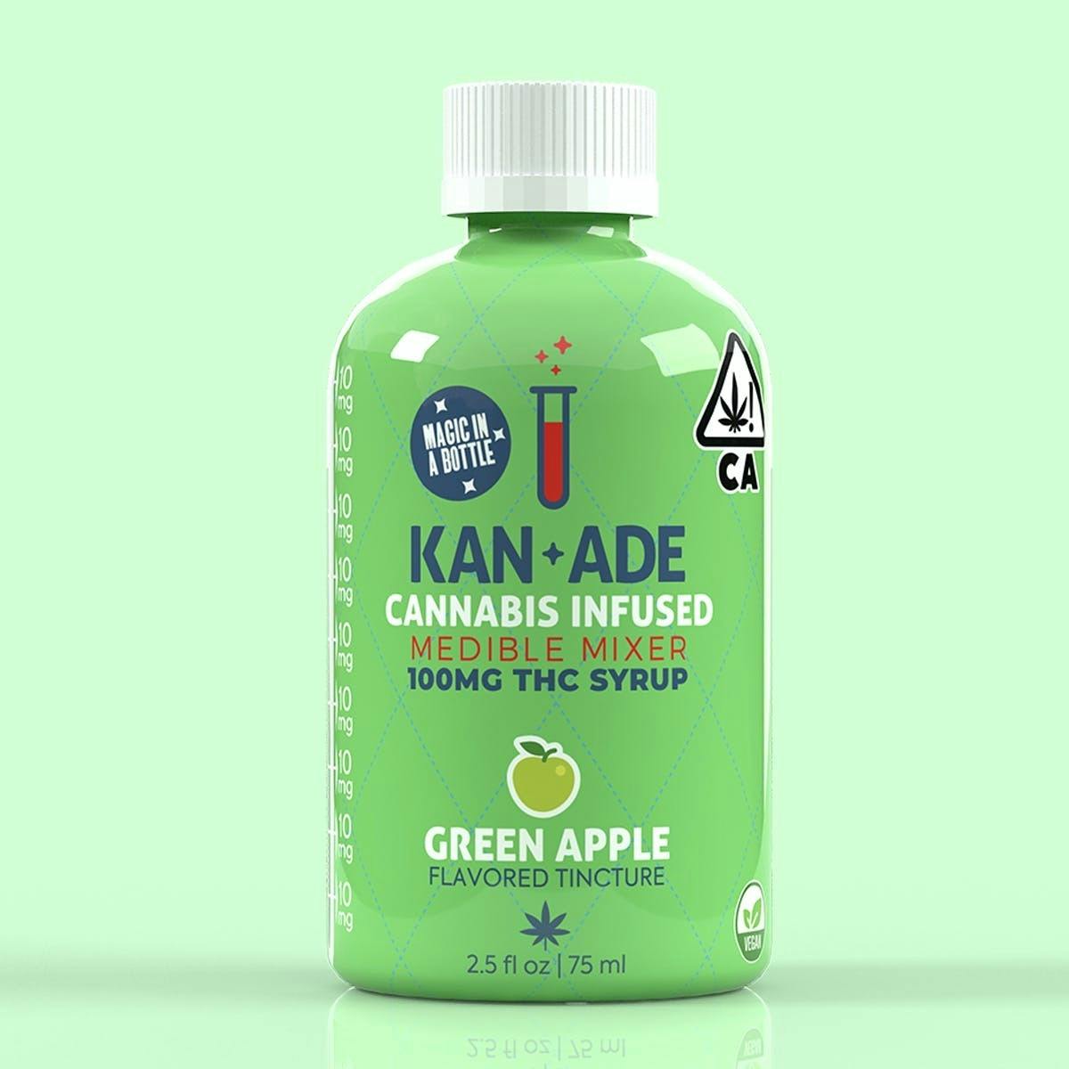 Photograph of product: KAN+ADE Green Apple 100mg Tincture