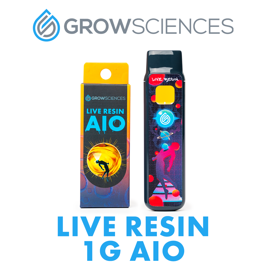 Photograph of product: 1000mg ZKTZ Cubed Live Resin AIO