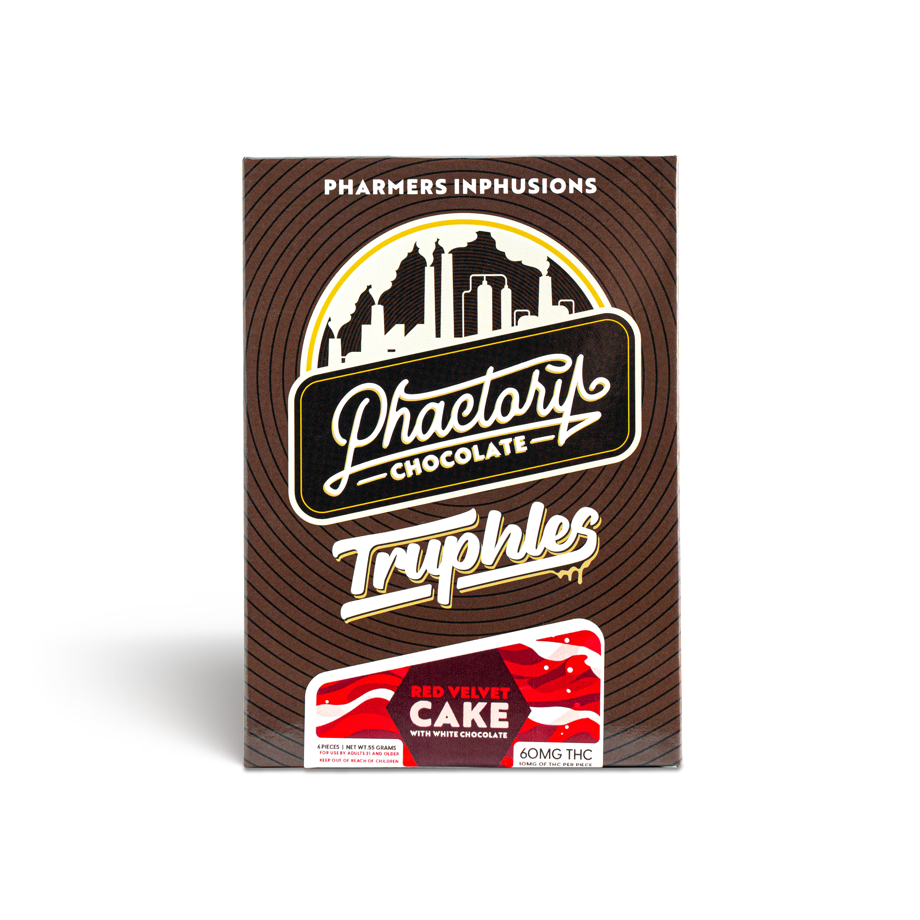 Photograph of product: Red Velvet Cake Truffles - 60mg
