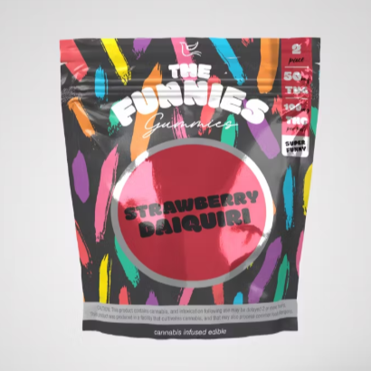 Photograph of product: The Funnies | Strawberry Daiquiri Super Funny 2Pk - Hybrid (Macro Dose)