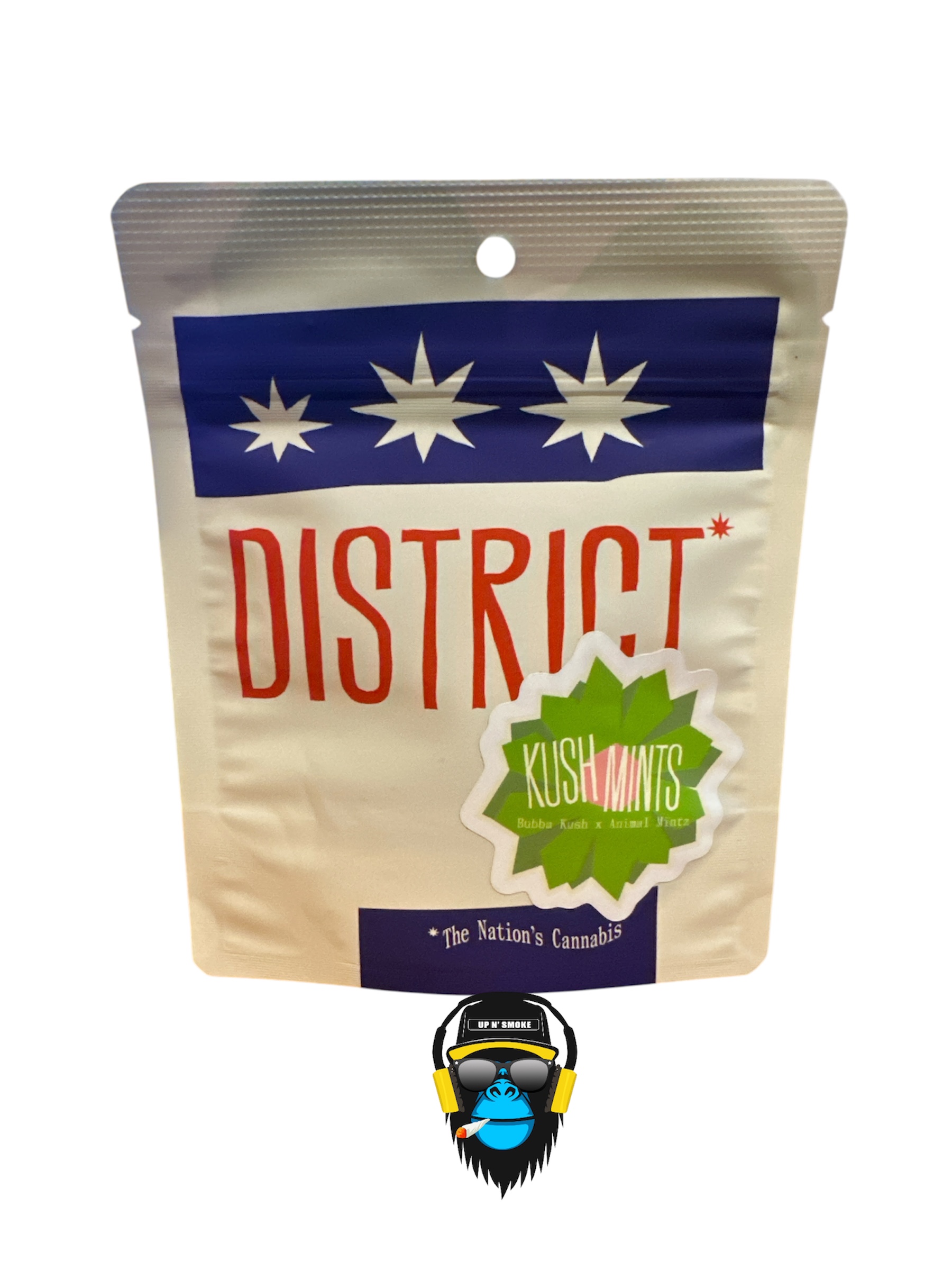 Photograph of product: District Oui'd: Kush Mints 3.5G Prepackaged Flower