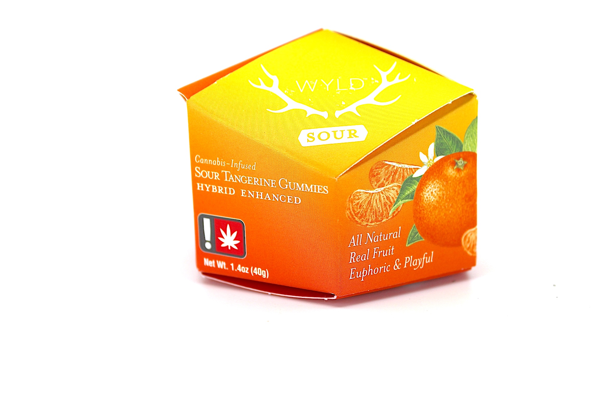 Photograph of product: WYLD - Sour Tangerine Hybrid Gummies (100mg)