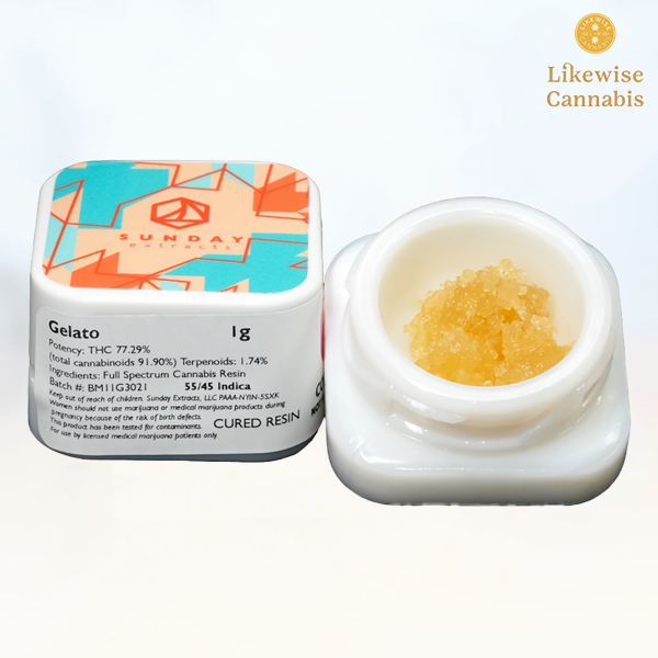 Photograph of product: GELATO 1G CURED RESIN
