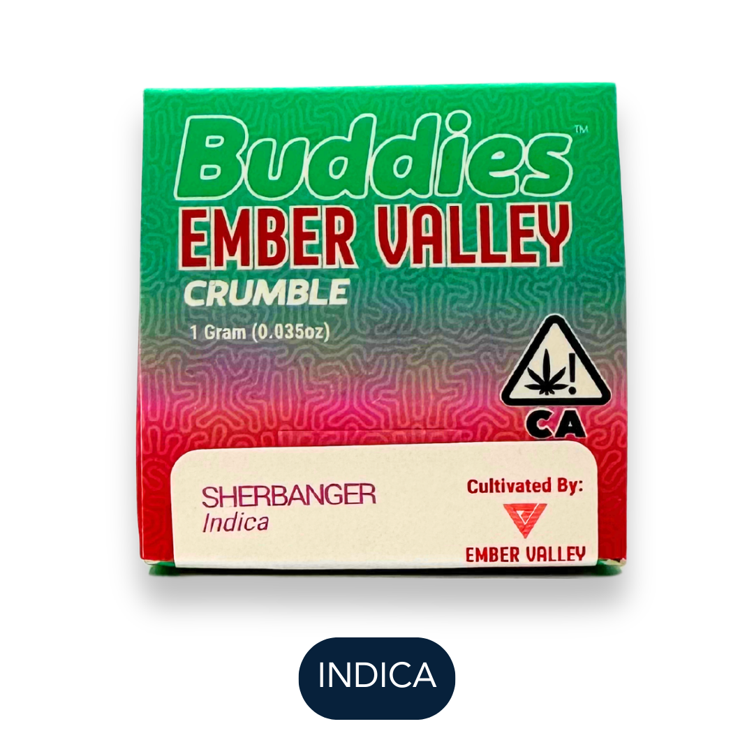 Photograph of product: Buddies - Ember Valley Collab - Sherbanger - Crumble - 1.0g
