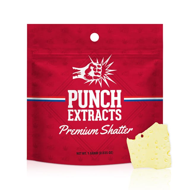 Photograph of product: Lemon Cherry Diesel Shatter 1g - 