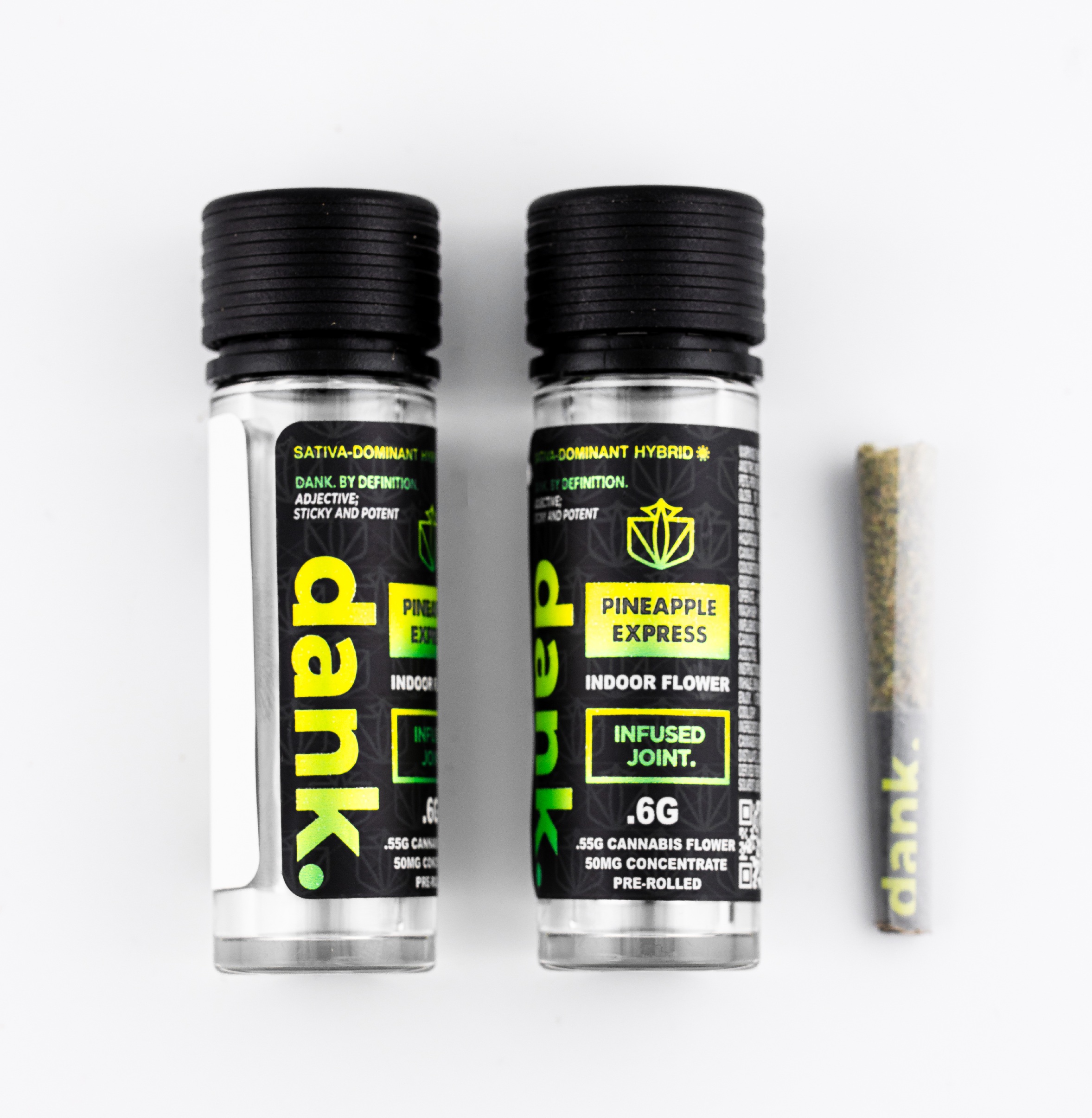 Photograph of product: Dank | Pineapple Express | Infused | Pre-roll
