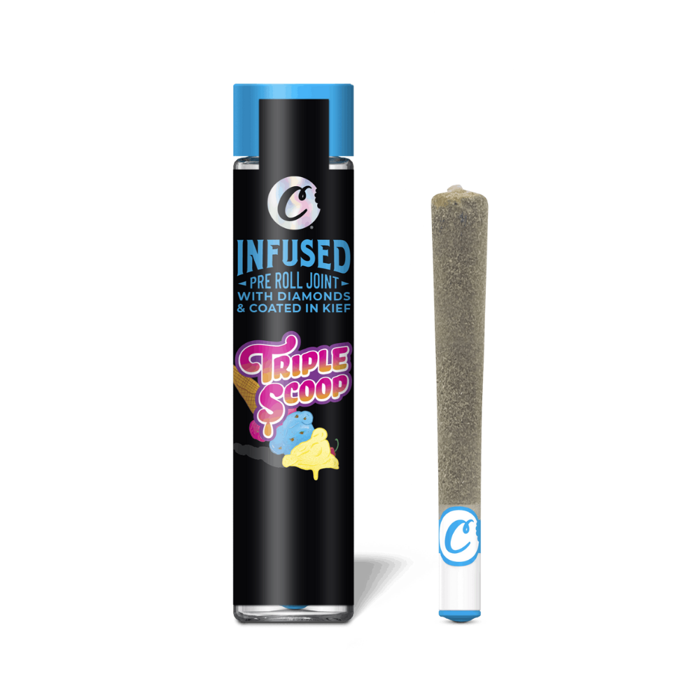 Photograph of product: Cookies / Infused PreRoll / Triple Scoop