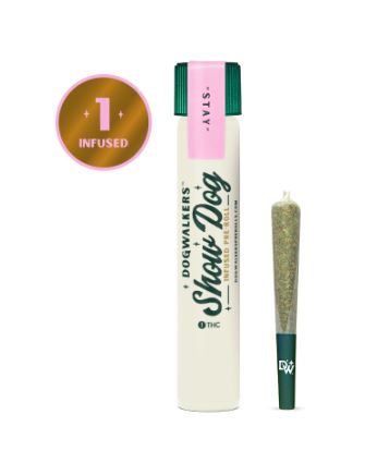 Photograph of product: DOGWALKERS BANANACONDA INFUSED PRE-ROLL