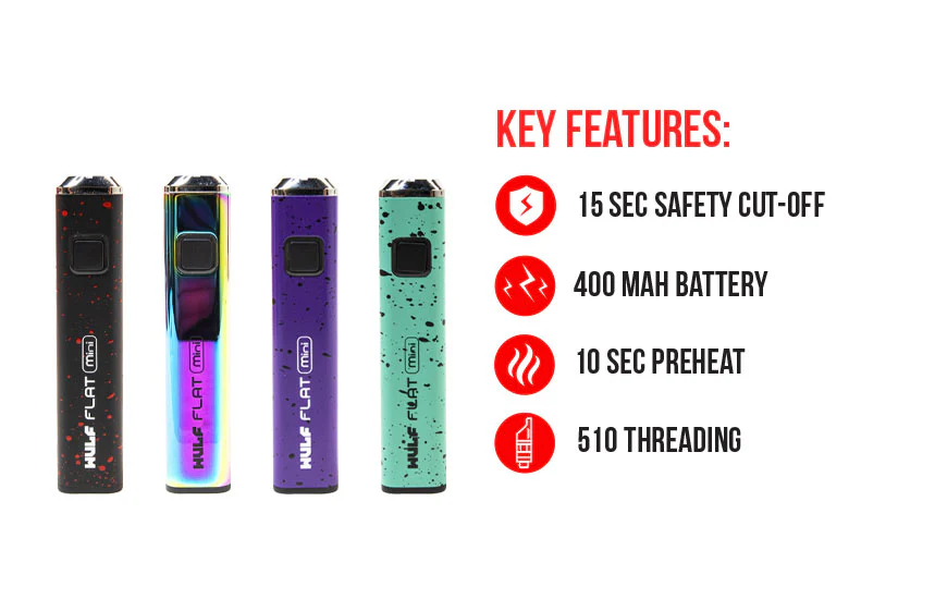 Photograph of product: Wulf | Flat Mini 510 Battery