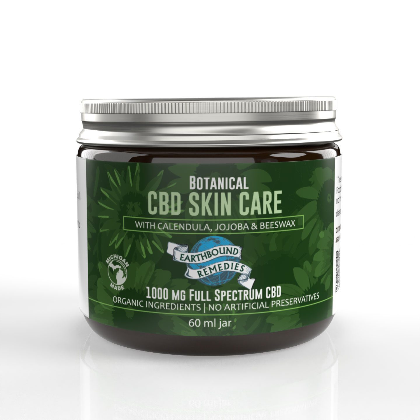 Photograph of product: 1000mg CBD Full Spectrum CBD Skin Care 2oz By Earthbound Remedies