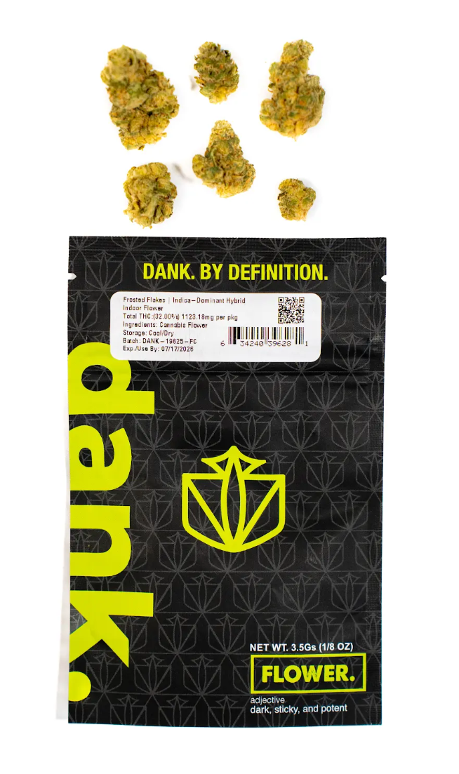 Photograph of product: Frosted Flakes Bag | Flower | Oui'd Dominant | Dank - 3.5g