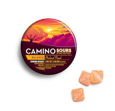 Photograph of product: Camino Sours Orchard Peach 1:1 TH-oui:CBD Gummies
