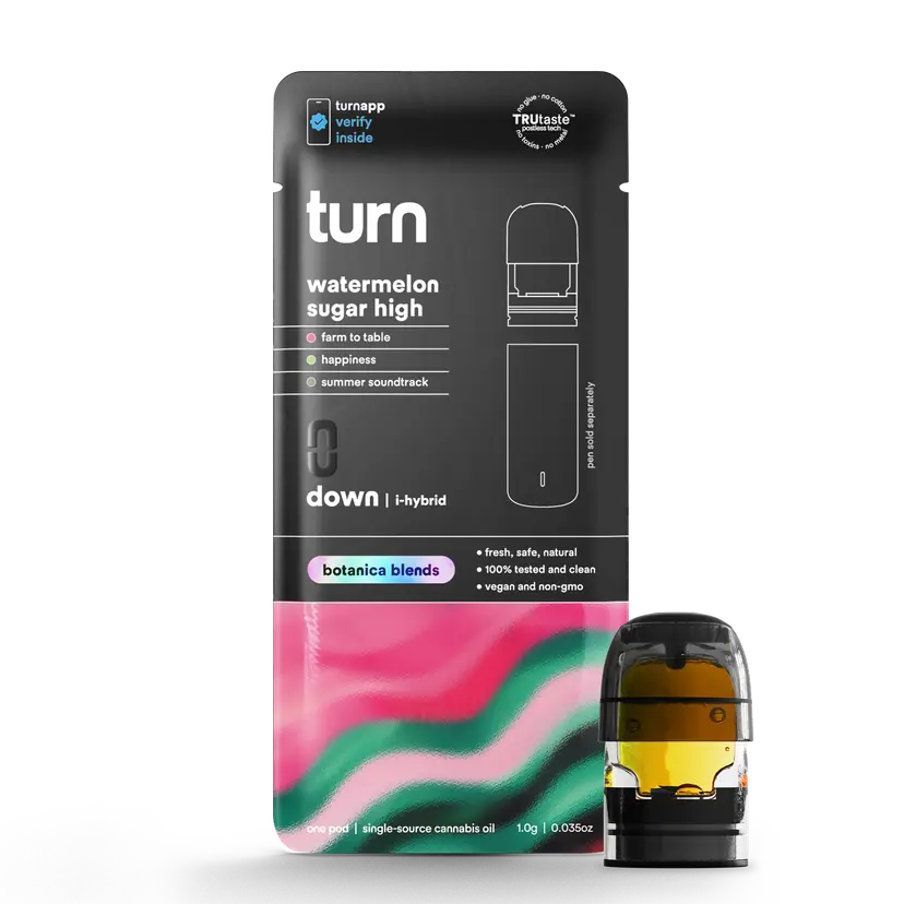 Photograph of product: TURN Watermelon Sugar High 1g Vape Pod