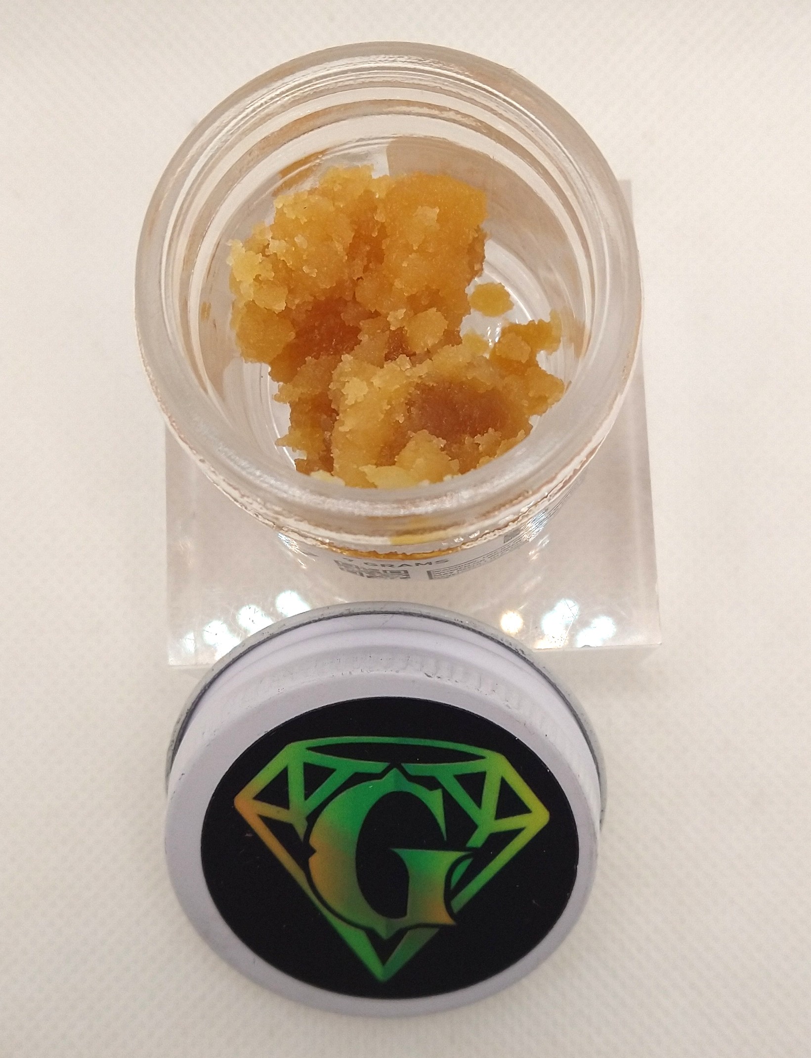 Photograph of product: GreenCo | Strawberry Runtz | Resin Concentrate Oui'd