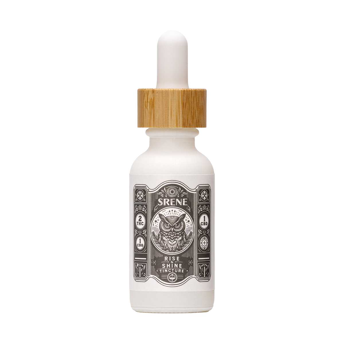 Photograph of product: Srene | 2:1:1 TH-oui:CBD:CBG Rise & Shine Tincture 100mg