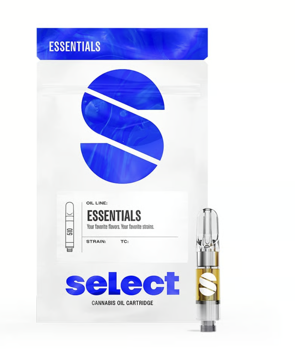 Photograph of product: SELECT ESSENTIALS SUPER SOUR DIESEL CARTRIDGE 1G