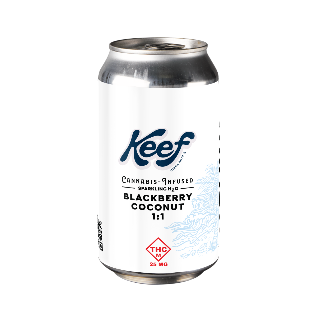 Photograph of product: 25mg Sparkling H20 | Blackberry Coconut 1:1