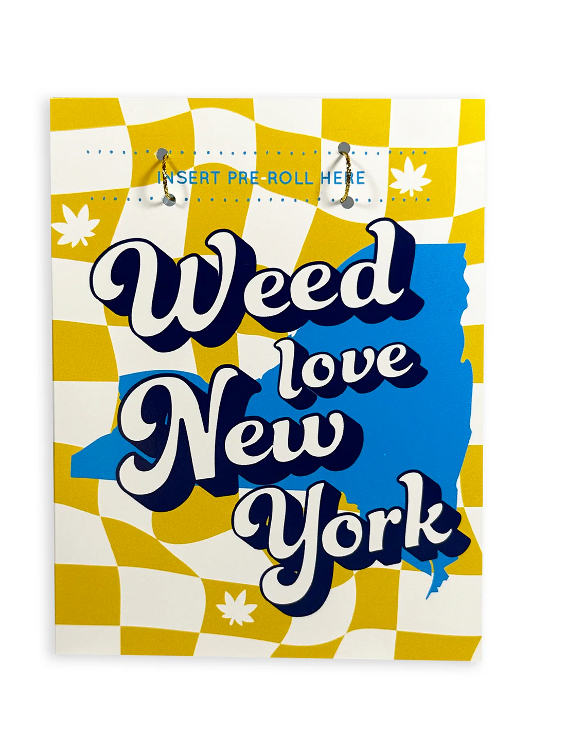 Photograph of product: KushKards |  Oui'd Love New York Oui'd Greeting Card