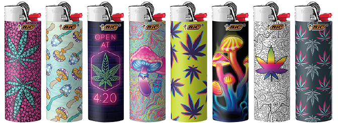 Photograph of product: BIC Maxi Special Edition Counterculture Lighter