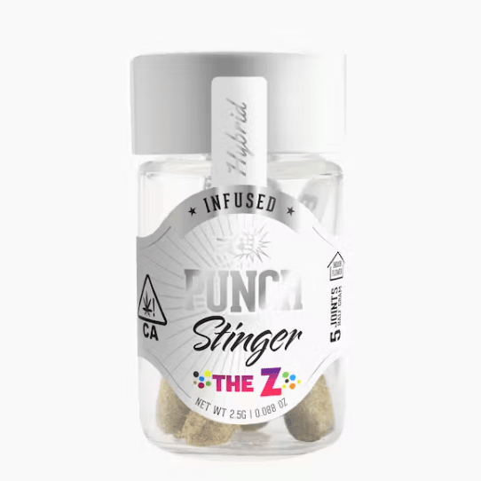 Photograph of product: The Z Stingers Infused Pre Rolls 5pk - 