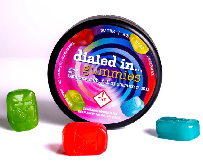 Photograph of product: Dialed In - Rosin Gummies - Alpha - (S) 100mg