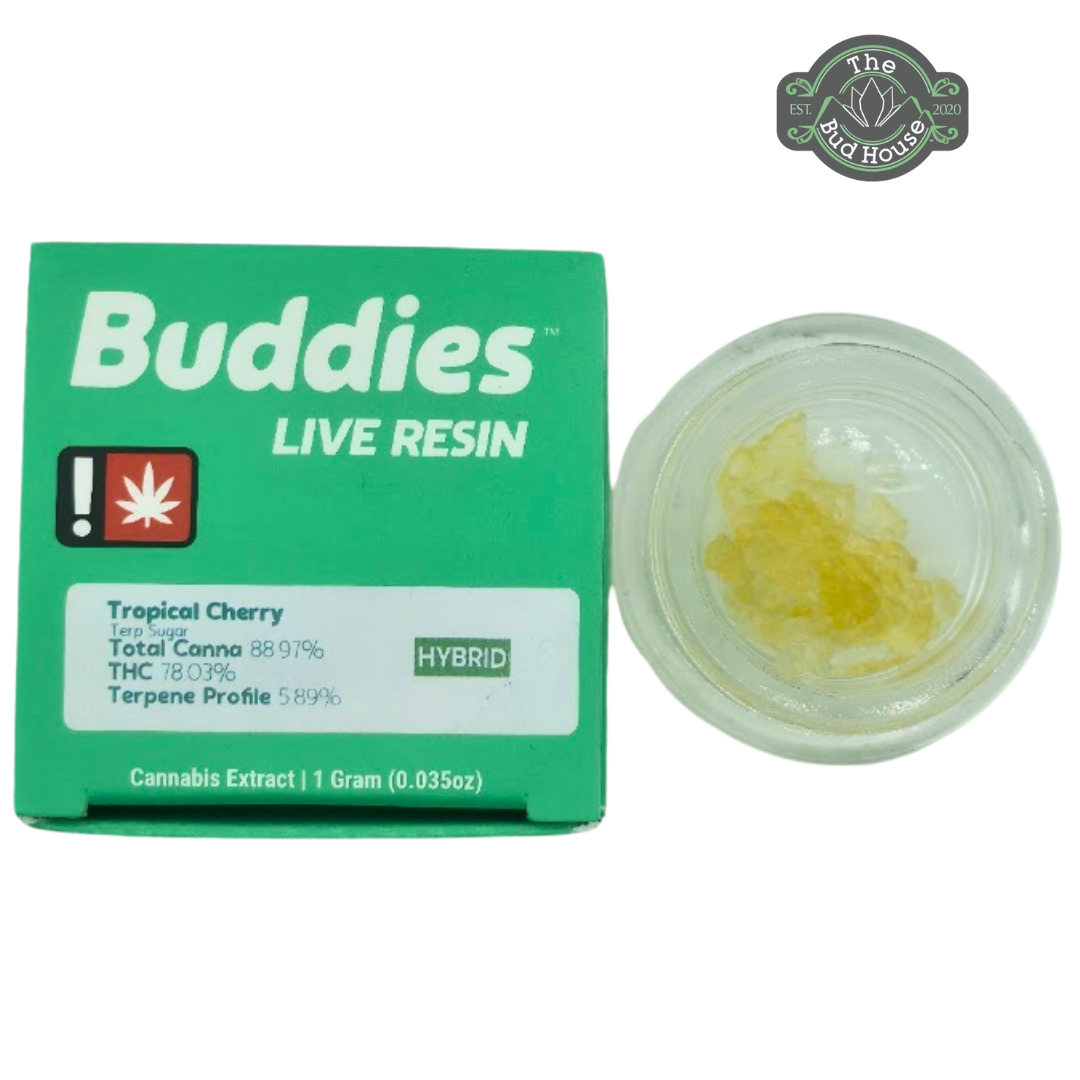 Photograph of product: Buddies 1g TROPICAL CHERRY LR Terp Sugar