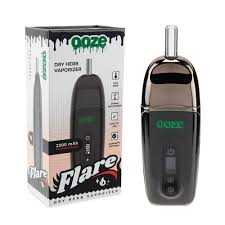 Photograph of product: Ooze Flare Dry Herb Vaporizer Black Color