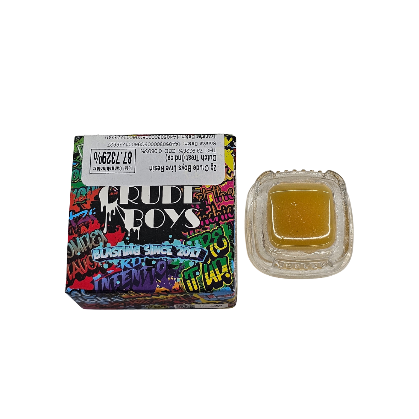 Photograph of product: Crude Boys - Dutch Treat Live Resin