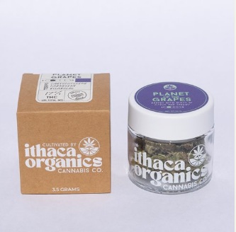Photograph of product: Ithaca Organics | Flower | Planet of the Grapes | 3.5g