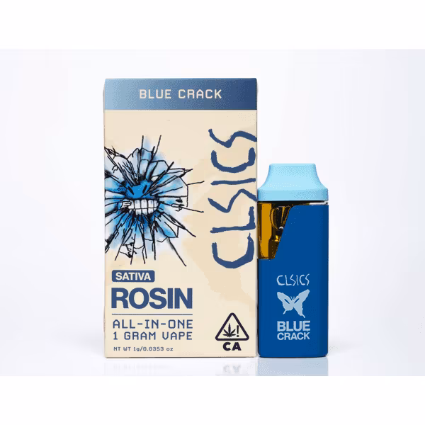 Photograph of product: 1G - RTU - LIVE ROSIN - BLUE CRACK